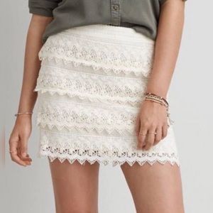 High Waist Lace Skirt